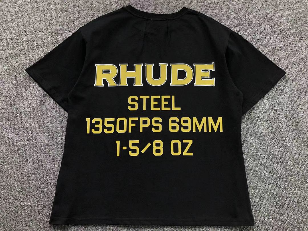 Rhude 95 RHUDE T-SHIRT 1103160621 (Im 170Cm 60Kg I Wear Size S In The Phot) - Image 13