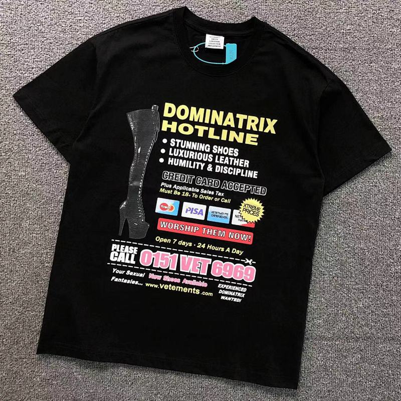 Vetements 95 VETEMENTS T-SHIRT 41081209145 (Im 170Cm 60Kg I Wear Size S In The Phot)