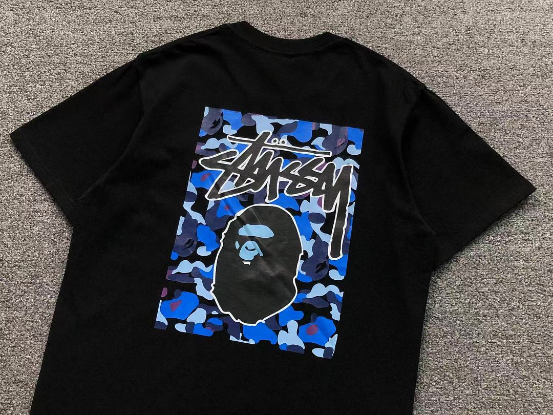 Bape 82 BAPE STUSSY T-SHIRT 4206100298 (Im 170Cm 60Kg I Wear Size M In The Phot) - Image 12