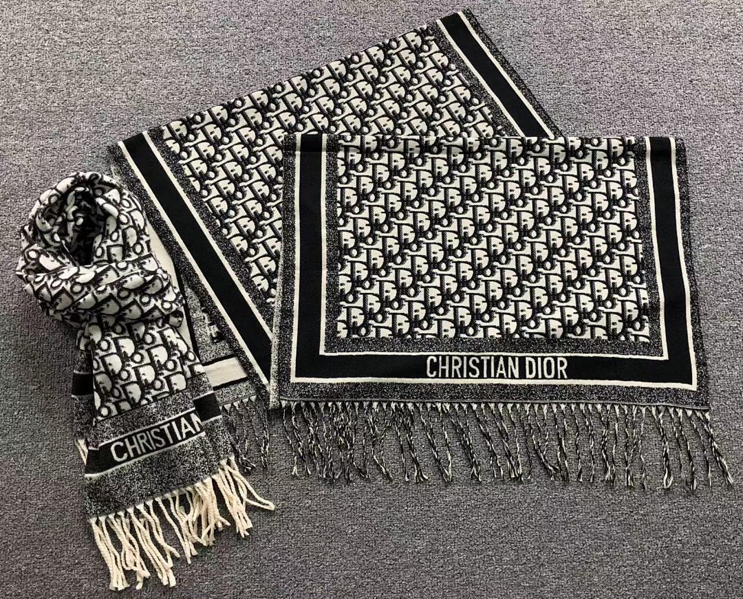 Dior 98 D⭐O⭐ SCARF 521904102 (Long 182CM* Wide 63CM*) - Image 2