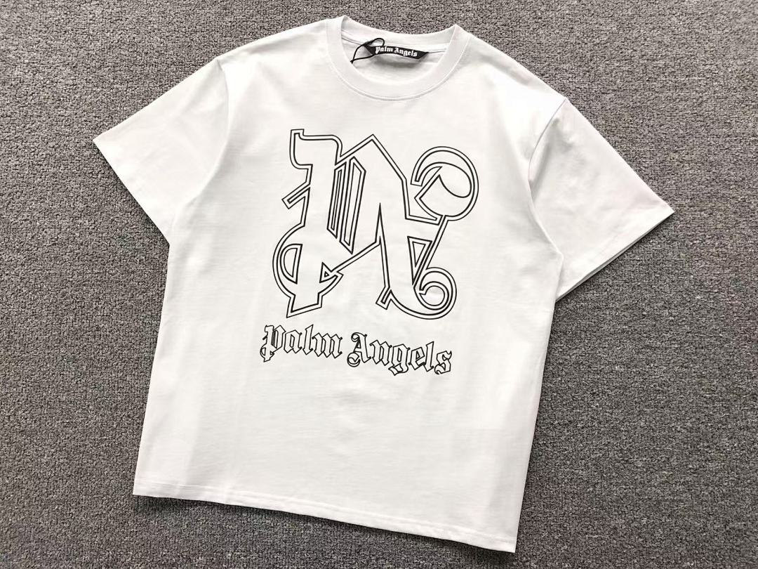 Palm Angels 78 PALM ANGELS T-SHIRT 41070127121 (Im 170Cm 60Kg I Wear Size S In The Phot) - Image 7