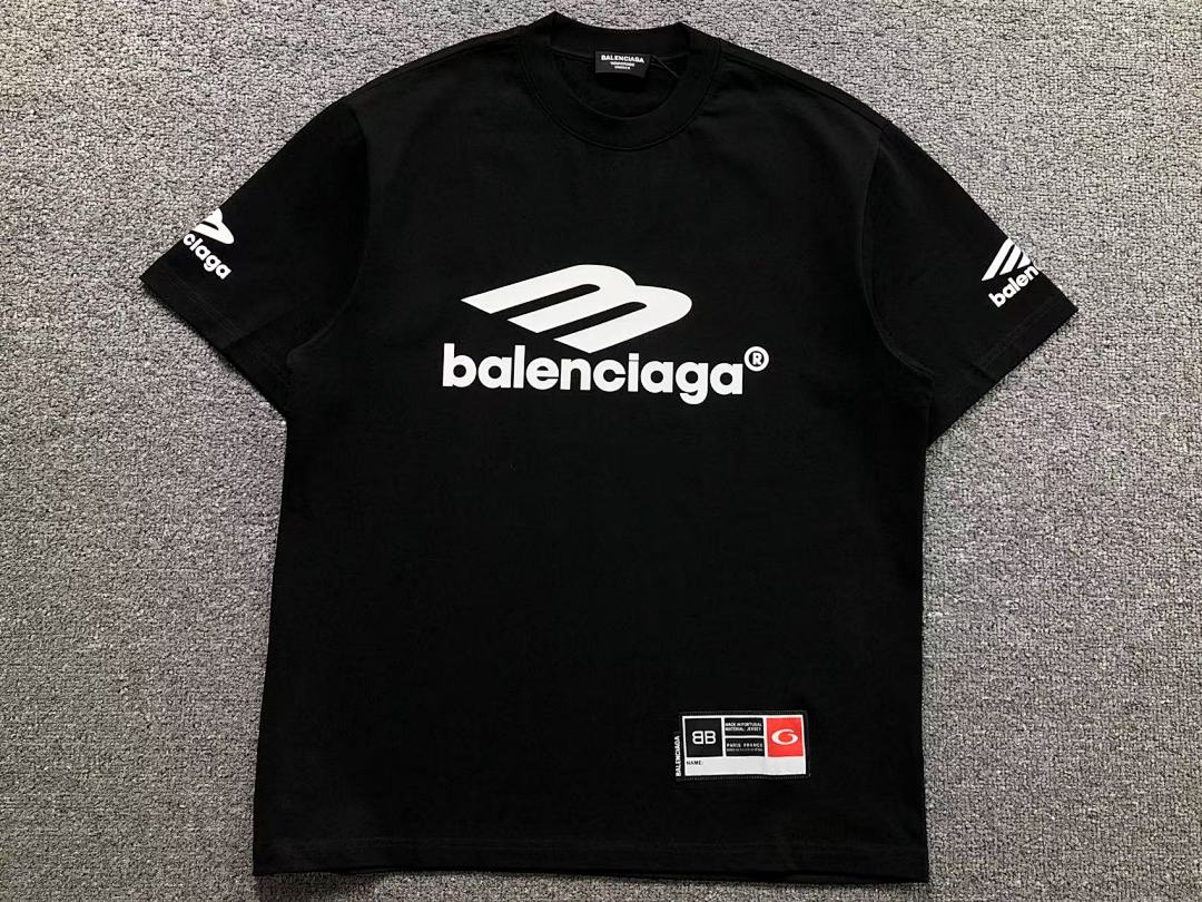 Balenciaga 165 B⭐L⭐⭐⭐IA⭐A T-SHIRT 2203181705 (Im 170Cm 60Kg I Wear Size M In The Phot) - Image 9