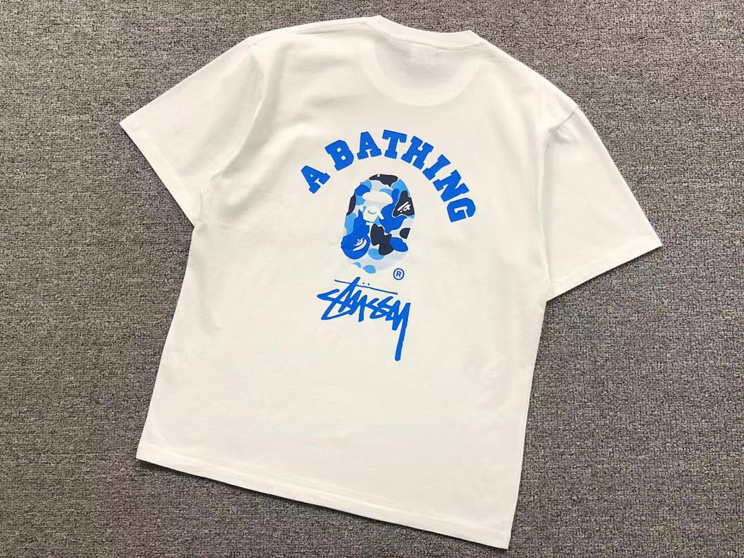 Bape 88 BAPE STUSSY T-SHIRT 3112050121 (Im 170Cm 60Kg I Wear Size M In The Phot) - Image 7