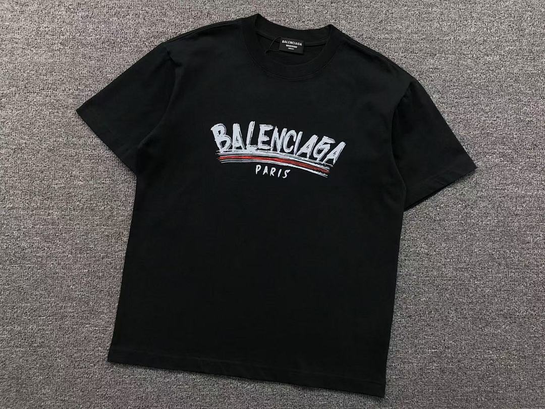 Balenciaga 115 B⭐L⭐⭐⭐IA⭐A T-SHIRT 412200821 (Im 170Cm 57Kg I Wear Size M In The Phot) - Image 12