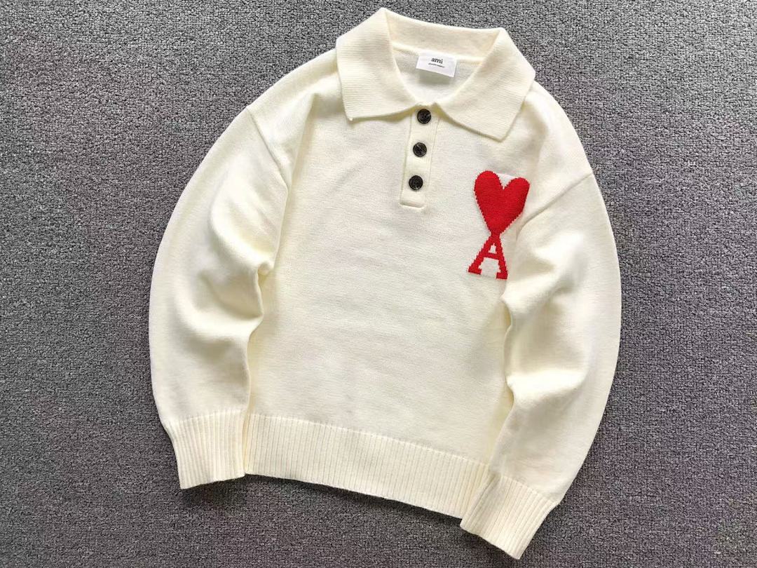 AMI 178 AMI SWEATER 4106190677 (Im 170Cm 60Kg I Wear Size S In The Phot) - Image 10