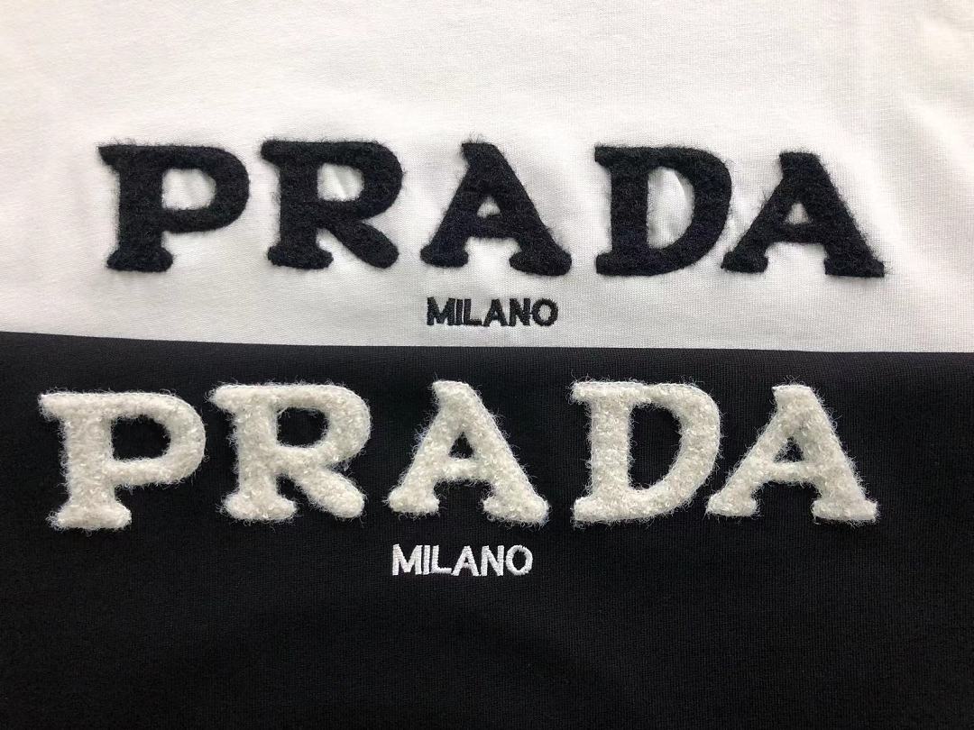 Prada 158 P⭐A⭐A T-SHIRT 22051212001 (Im 170Cm 60Kg I Wear Size S In The Phot) - Image 12