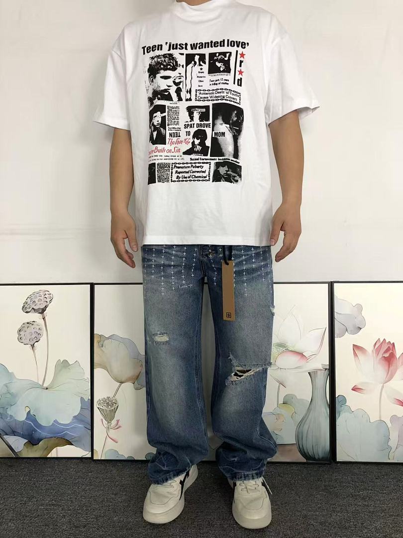 Chanel 88 ENFANTS RICHES DEPRIMES T-SHIRT 5211709162 (Im 170Cm 60Kg I Wear Size S In The Phot) - Image 3
