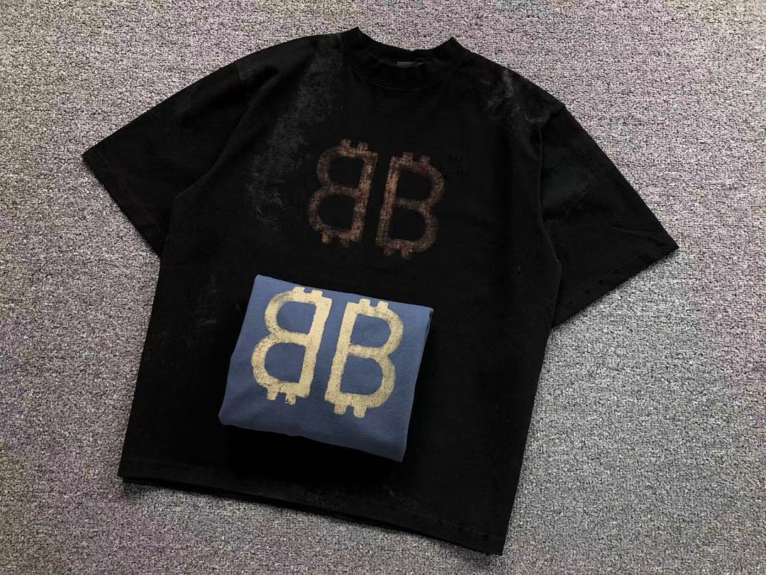 Balenciaga 125 B⭐L⭐⭐⭐IA⭐A T-SHIRT 42032302163 (Im 170Cm 60Kg I Wear Size XS In The Phot) - Image 16