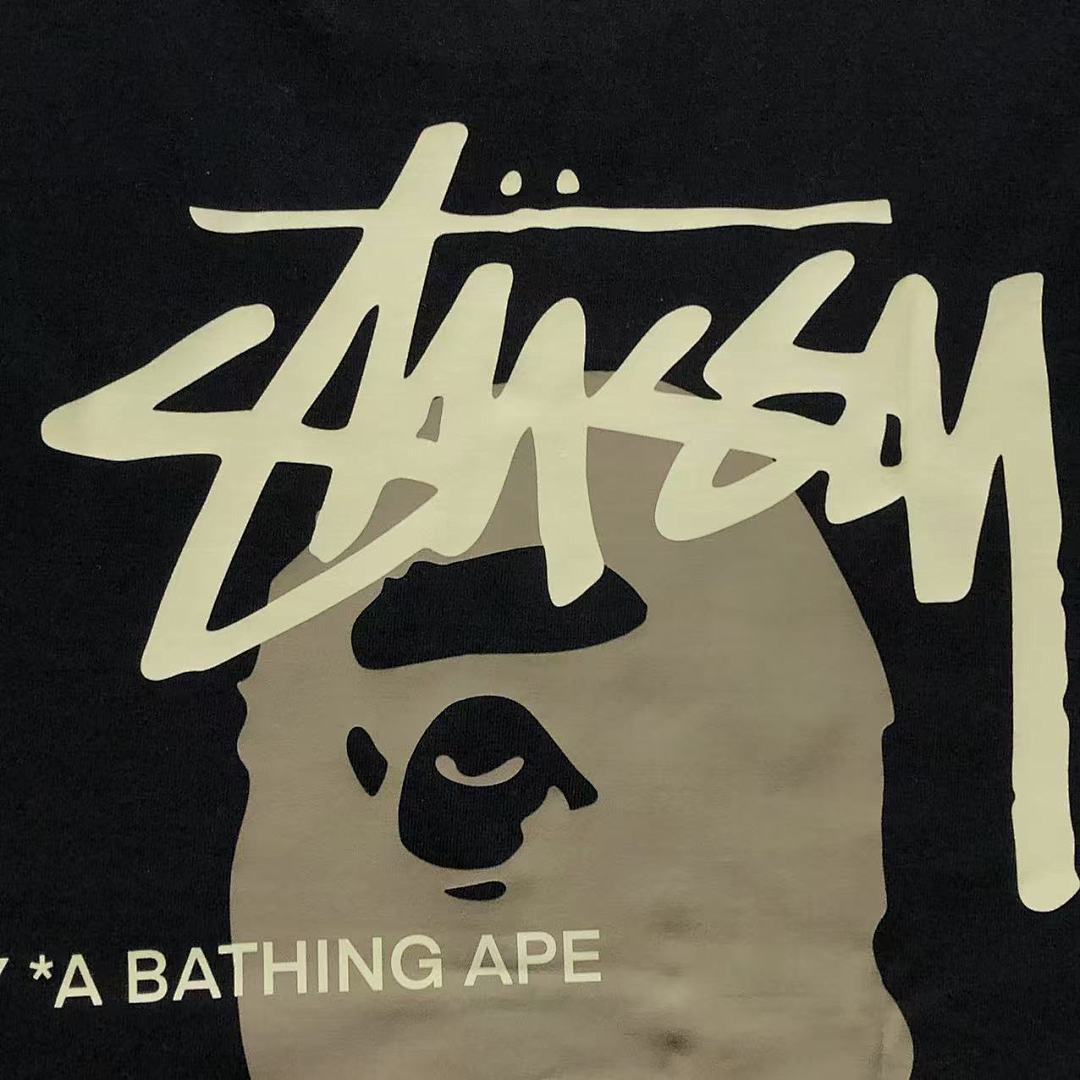 Bape 79 BAPE STUSSY T-SHIRT 411181842 (Im 170Cm 57Kg I Wear Size S In The Phot) - Image 29