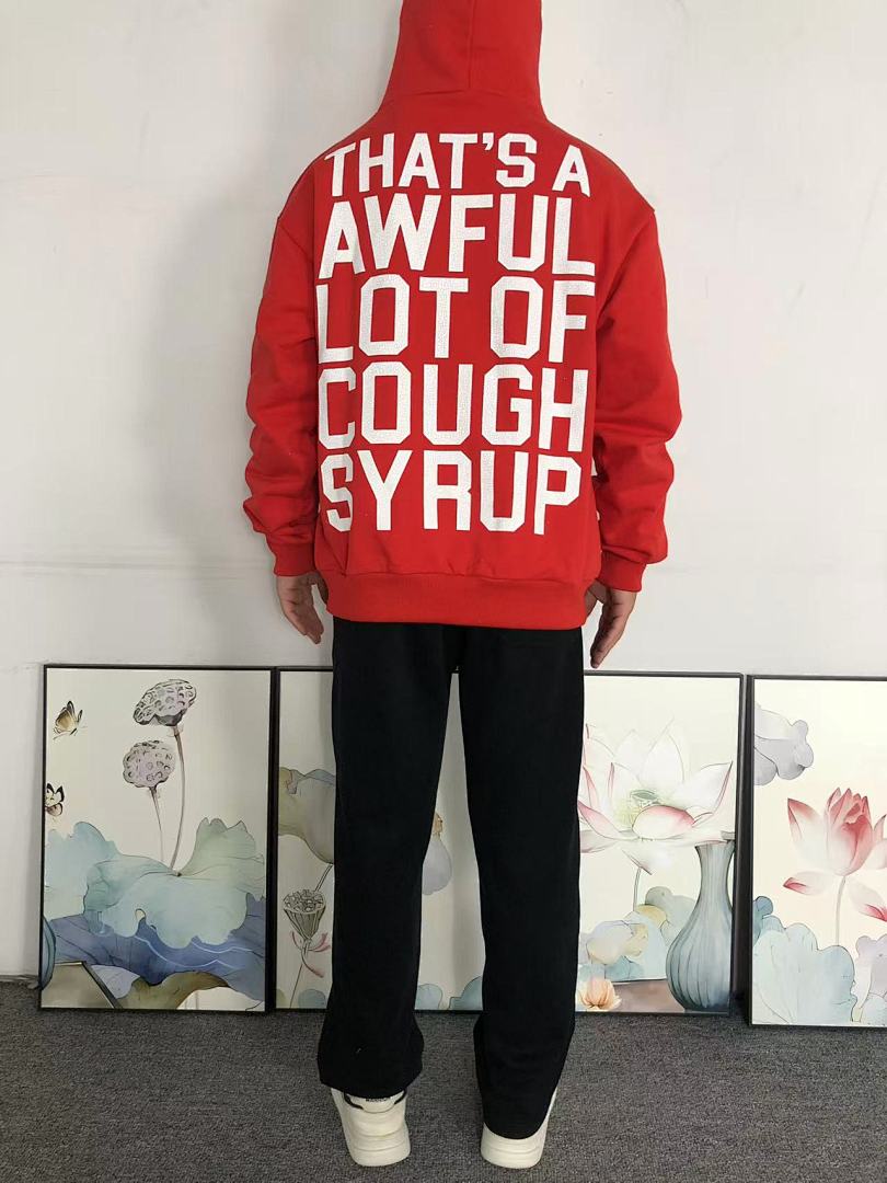 Cough Syrup 288 COU⭐H SY⭐UP HOODIE 3203252272 (Im 170Cm 65Kg I Wear Size M In The Phot) - Image 4