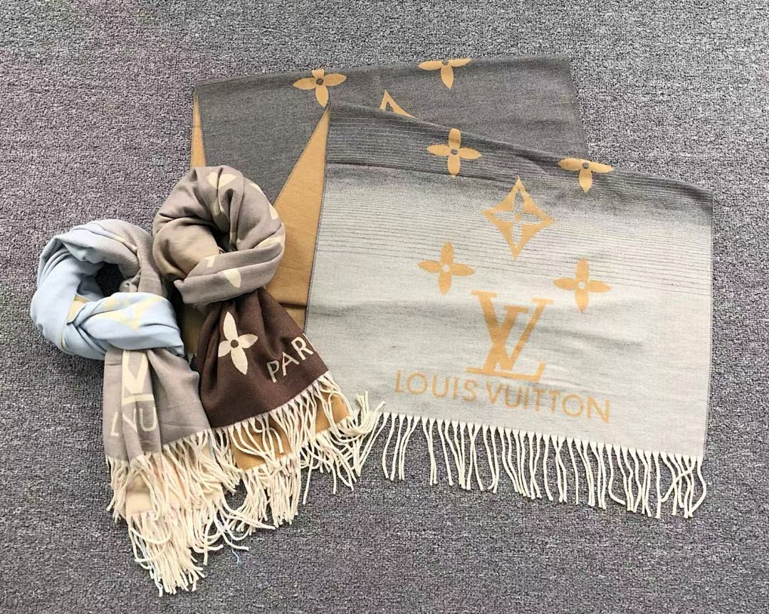 Louis Vuitton 85 L⭐ SCARF 218090376 (Long 186CM* Wide 63CM*) - Image 3