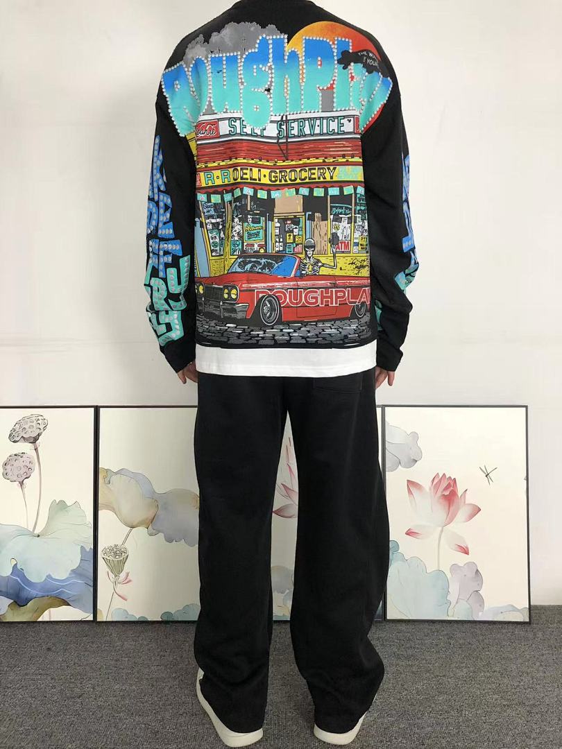 Unbranded 138 R⭐⭐G⭐P⭐⭐Y LONG SLEEVED 3112100817 (Im 170Cm 60Kg I Wear Size S In The Phot) - Image 4