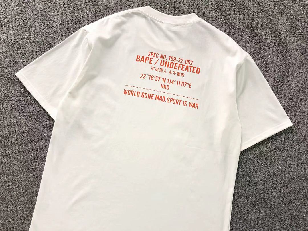 Bape 78 BAPE UNDEFEATED T-SHIRT 4204132198 (Im 170Cm 60Kg I Wear Size L In The Phot) - Image 17