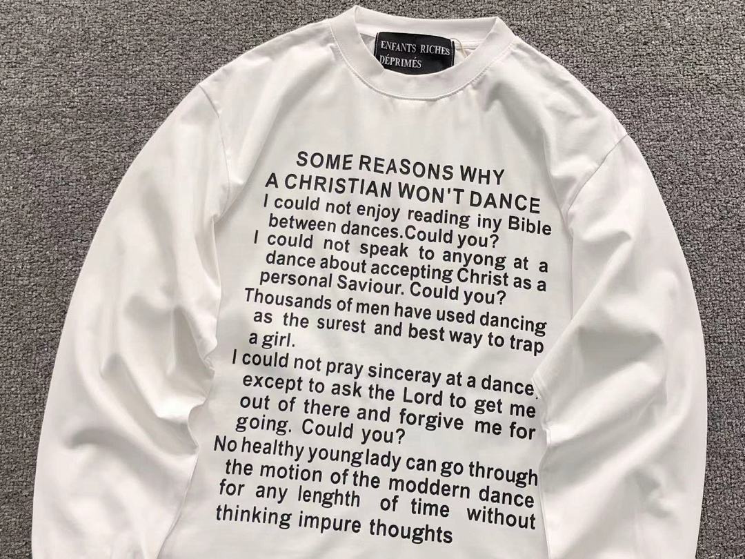 Chanel 98 ENFANTS RICHES DEPRIMES LONG SLEEVED 5211728162 (Im 170Cm 60Kg I Wear Size S In The Phot) - Image 8