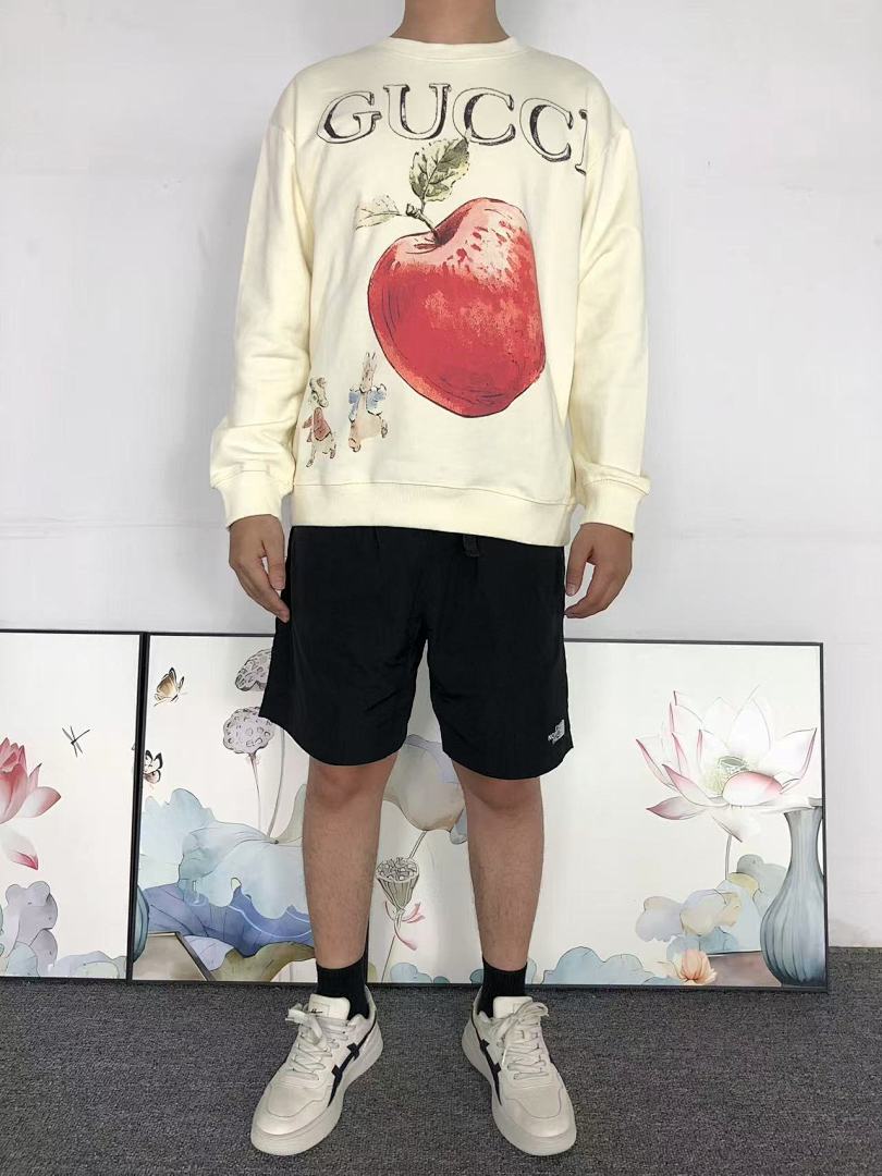 Gucci 115 G⭐C⭐I HOODIE 590104101 (Im 170Cm 60Kg I Wear Size S In The Phot) - Image 3