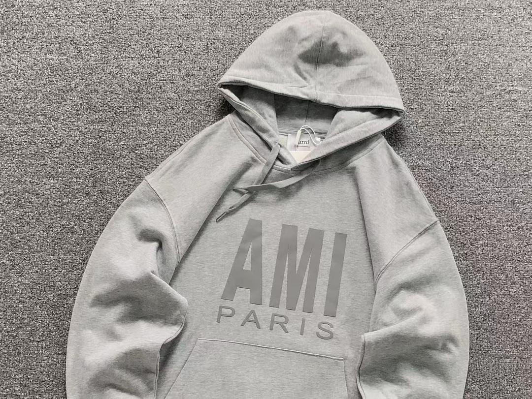 AMI 158 AMI HOODIE 3208163917 (Im 170Cm 60Kg I Wear Size S In The Phot) - Image 11