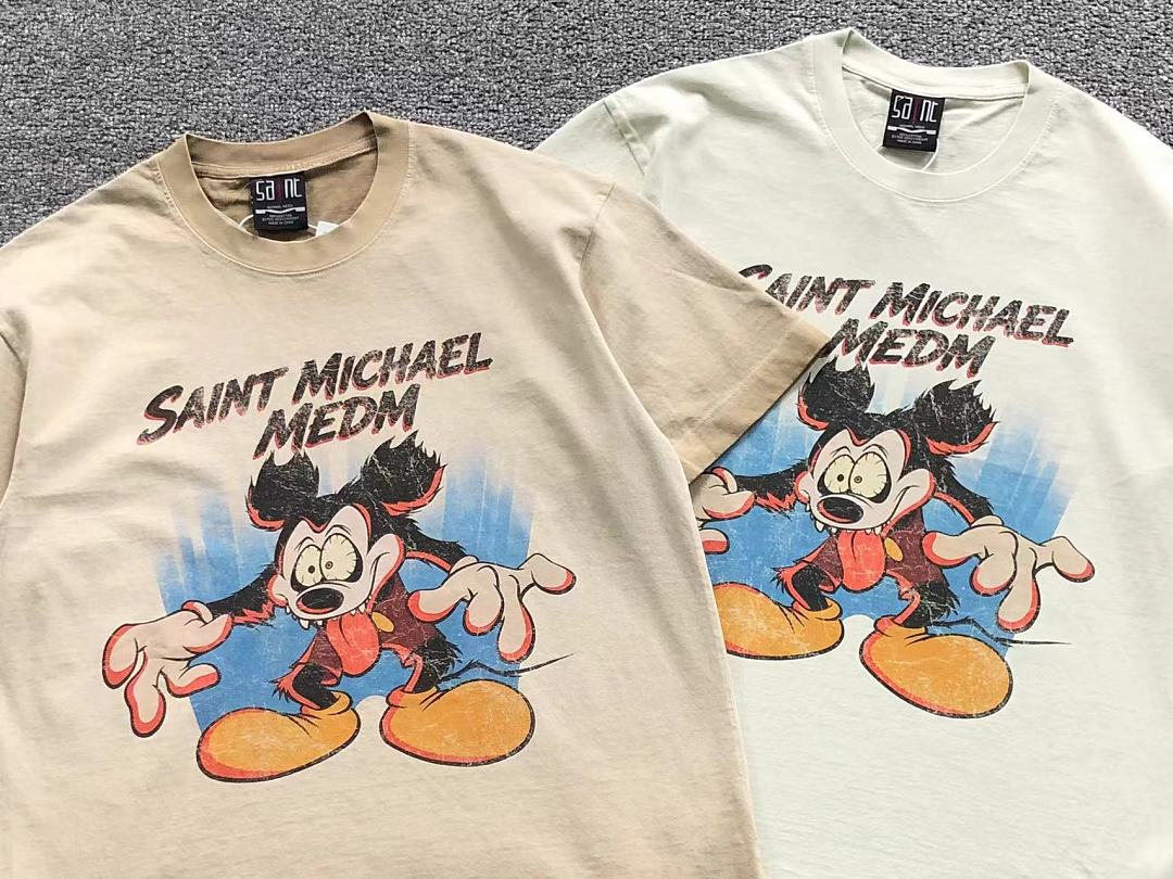 Chanel 98 SAINT MICHAEL T-SHIRT 42081403155 (Im 170Cm 60Kg I Wear Size S In The Phot) - Image 6