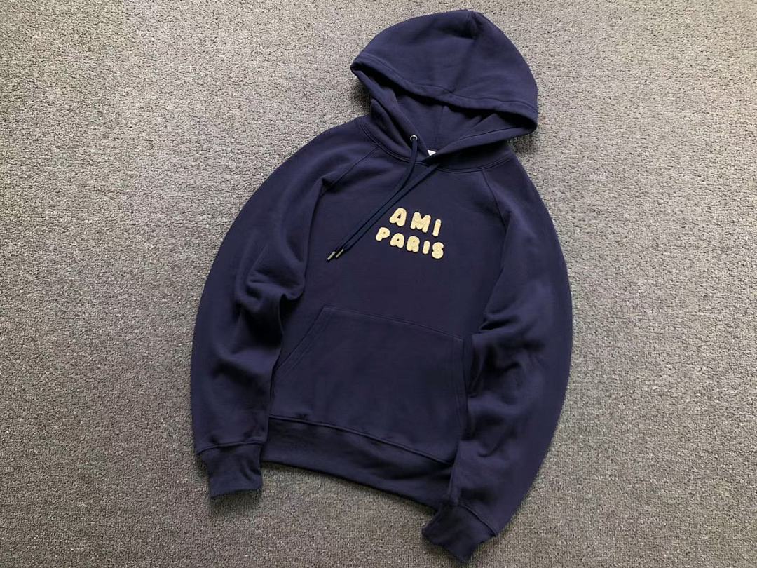AMI 125 AMI HOODIE 57281388 (Im 170Cm 60Kg I Wear Size M In The Phot) - Image 13