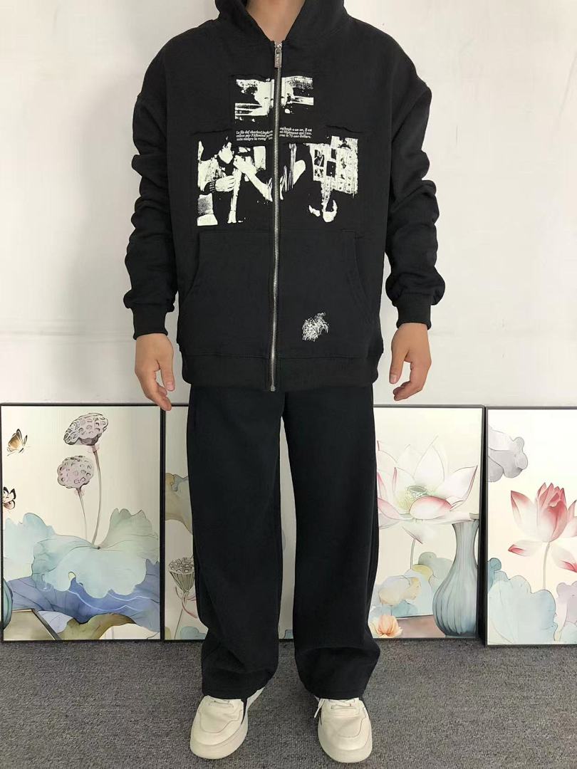 Chanel 175 ENFANTS RICHES DEPRIMES HOODIE 521716162 (Im 170Cm 60Kg I Wear Size S In The Phot) - Image 3