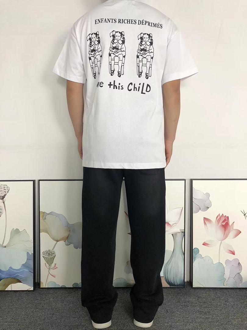 Chanel 85 ENFANTS RICHES DEPRIMES T-SHIRT 42012444162 (Im 170Cm 60Kg I Wear Size S In The Phot) - Image 4