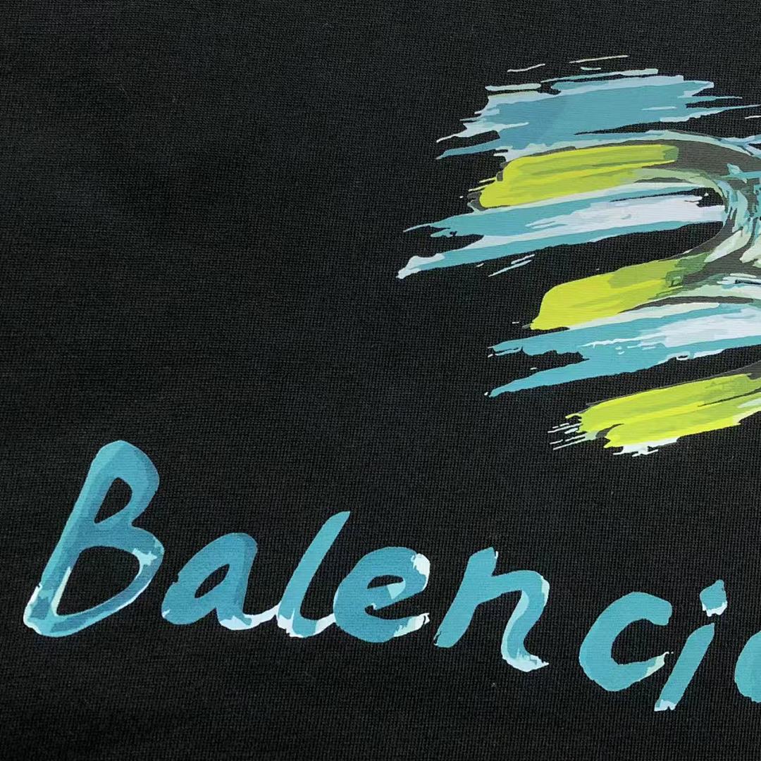 Balenciaga 115 B⭐L⭐⭐⭐IA⭐A T-SHIRT 5232321147 (Im 170Cm 60Kg I Wear Size L In The Phot) - Image 14