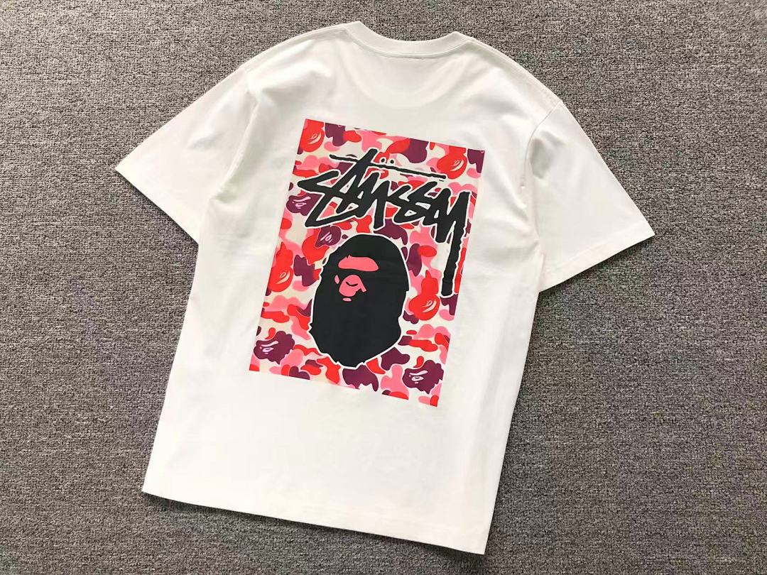 Bape 85 BAPE STUSSY T-SHIRT 3111050421 (Im 170Cm 60Kg I Wear Size M In The Phot) - Image 16