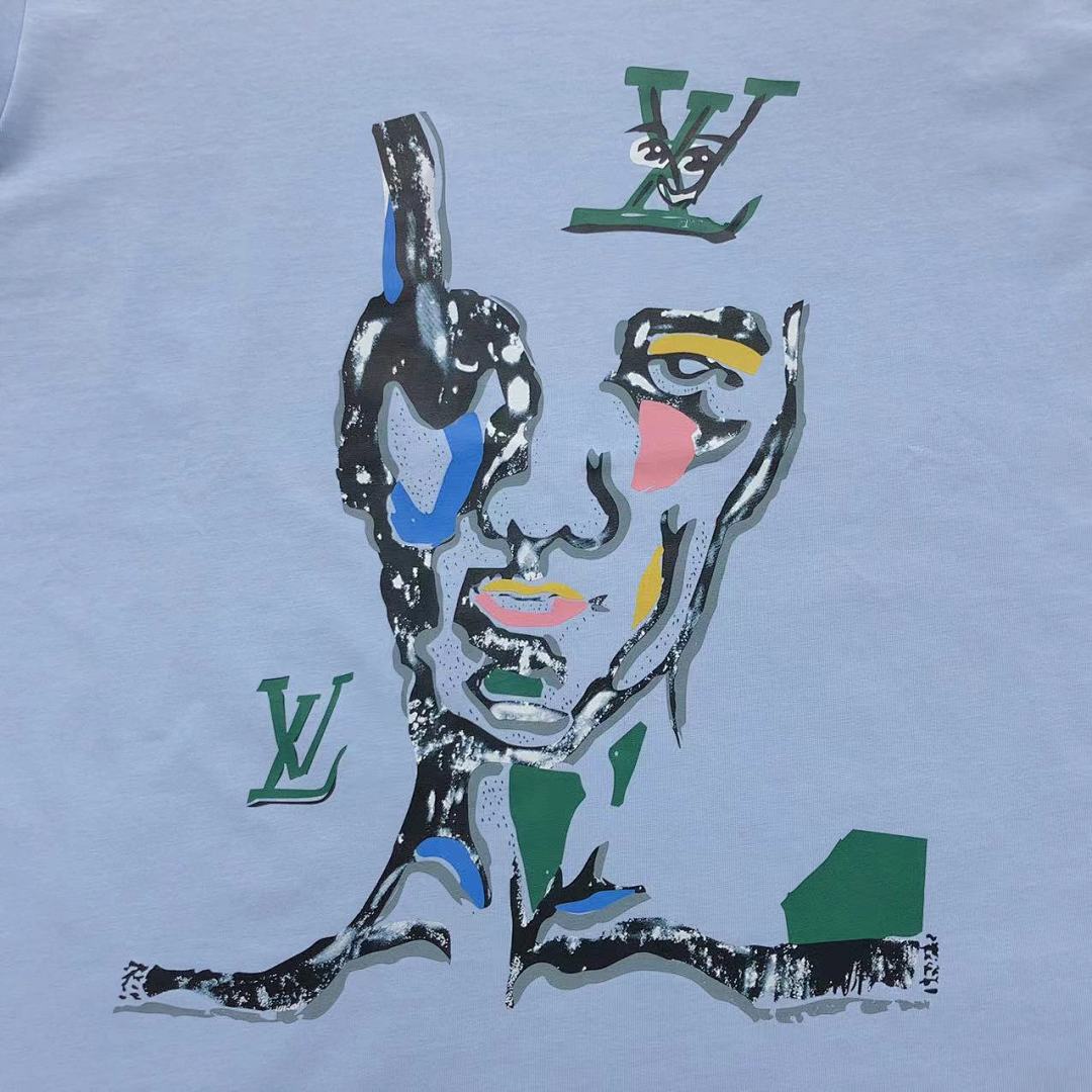 Louis Vuitton 128 L⭐ T-SHIRT 1101170521 (Im 170Cm 57Kg I Wear Size M In The Phot) - Image 12