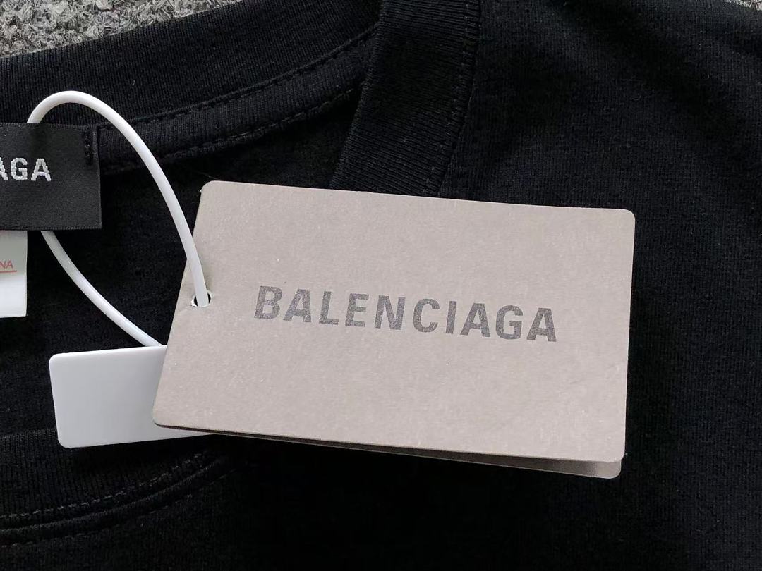 Balenciaga 115 B⭐L⭐⭐⭐IA⭐A T-SHIRT 22051315172 (Im 170Cm 60Kg I Wear Size L In The Phot) - Image 14