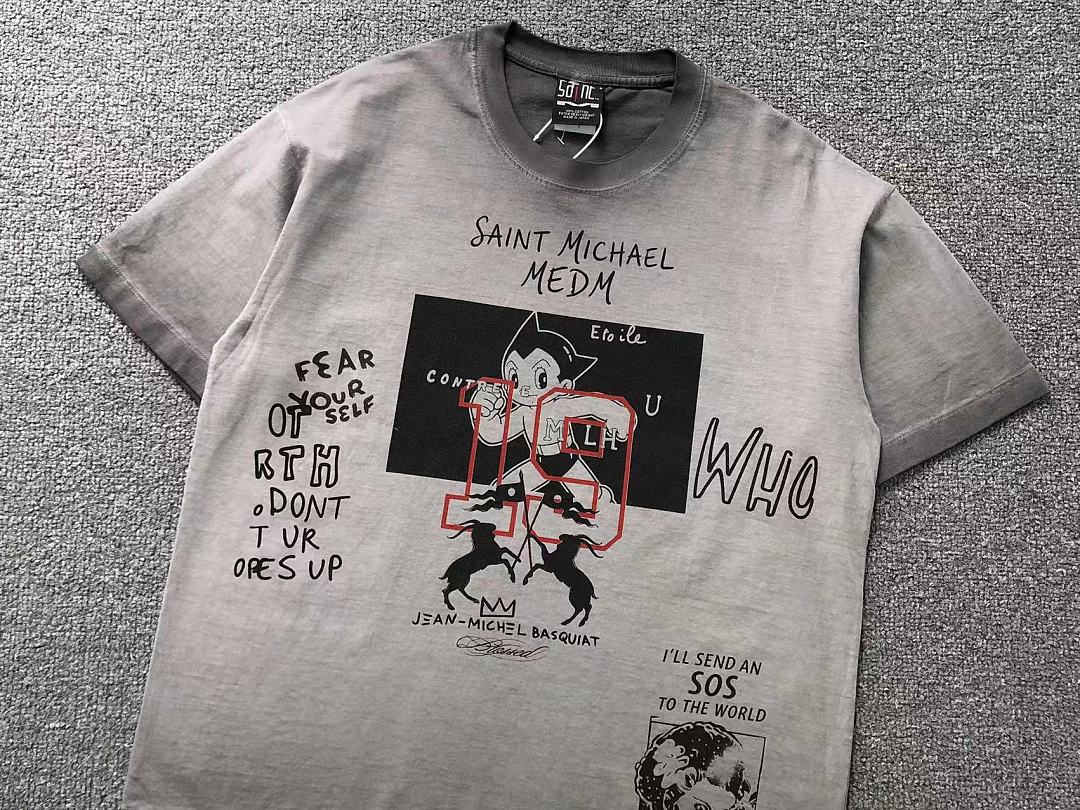 Chanel 98 SAINT MICHAEL T-SHIRT 42081405155 (Im 170Cm 60Kg I Wear Size S In The Phot) - Image 15