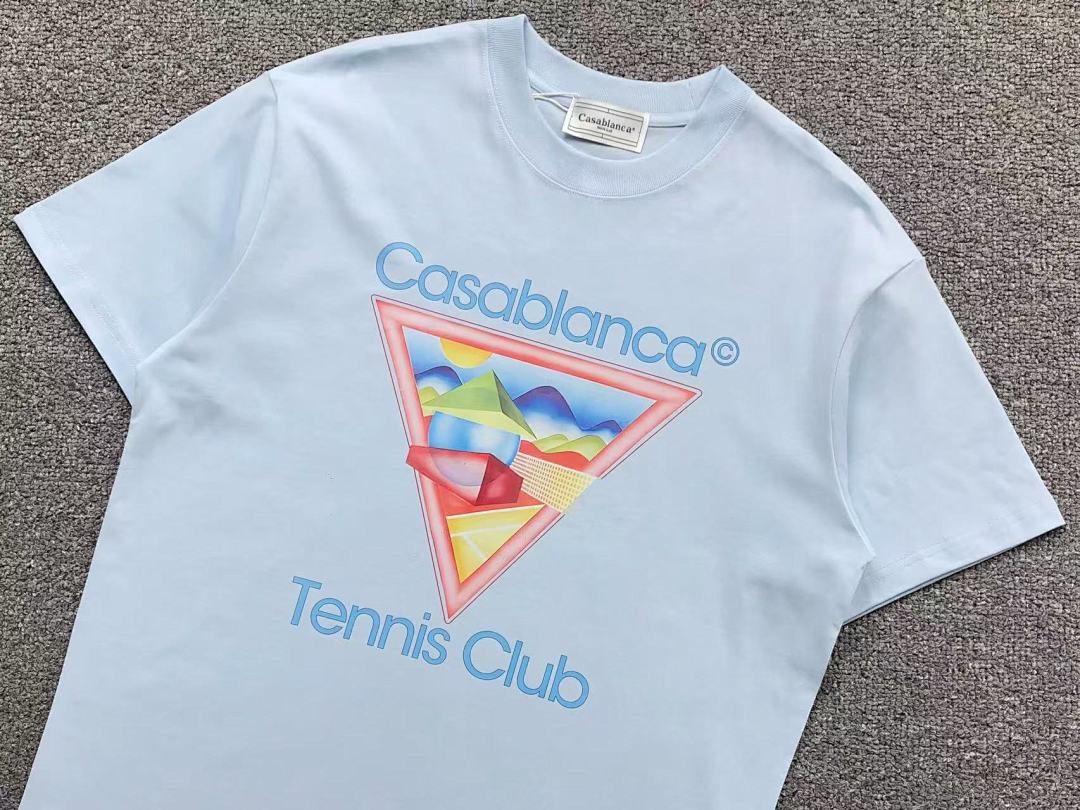 Casablanca 98 CASABLANCA T-SHIRT 41061911127 (Im 170Cm 60Kg I Wear Size S In The Phot) - Image 15