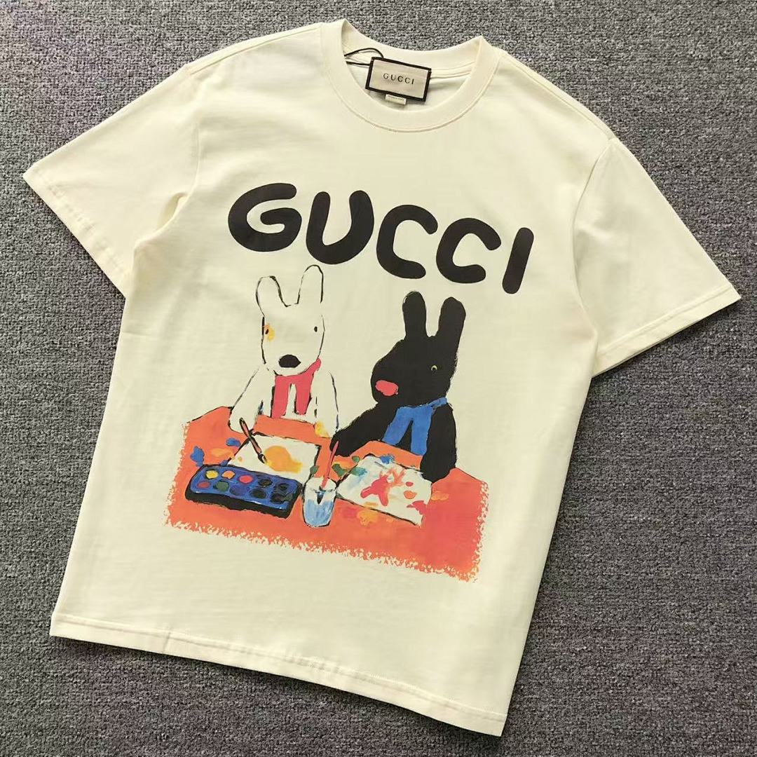 Gucci 85 G⭐C⭐I T-SHIRT 560604101 (Im 170Cm 60Kg I Wear Size S In The Phot)