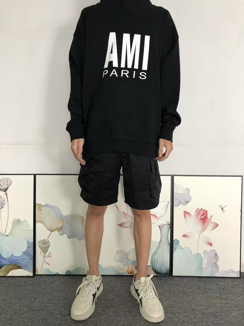 AMI 158 AMI HOODIE 3208163917 (Im 170Cm 60Kg I Wear Size S In The Phot) - Image 3