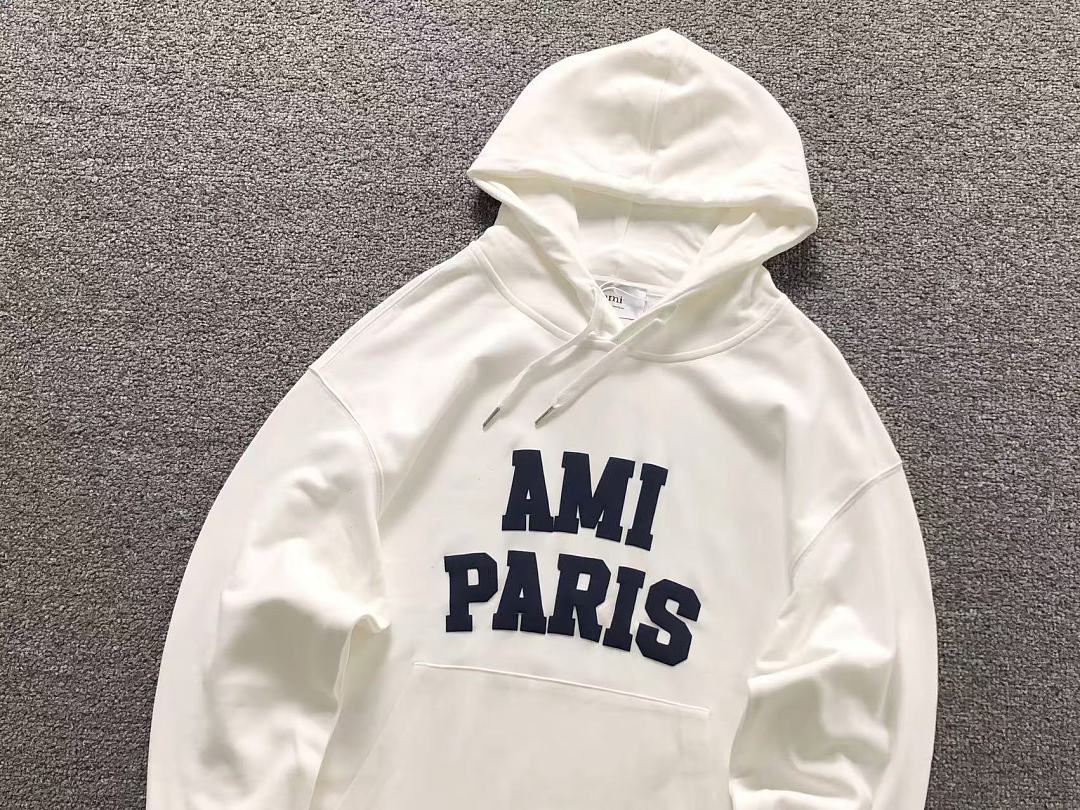 AMI 158 AMI HOODIE 3208163717 (Im 170Cm 60Kg I Wear Size M In The Phot) - Image 8