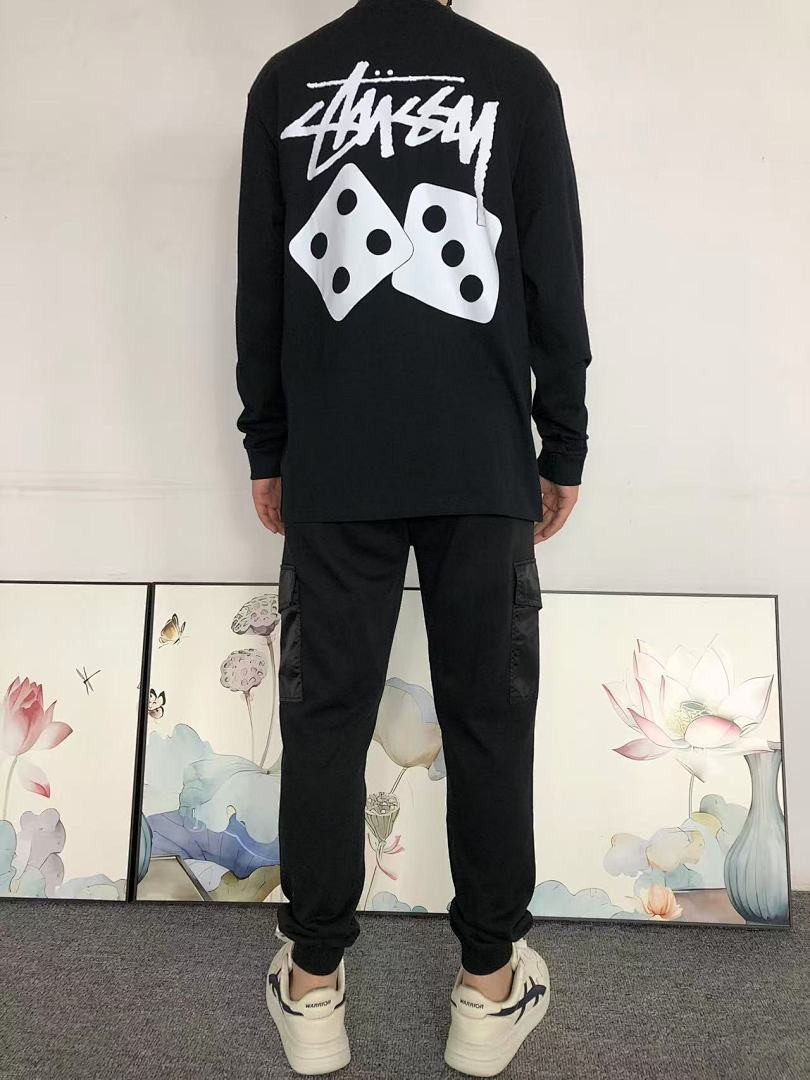 Stussy 95 STUSSY LONG SLEEVED 582002123 (Im 170Cm 60Kg I Wear Size M In The Phot) - Image 4