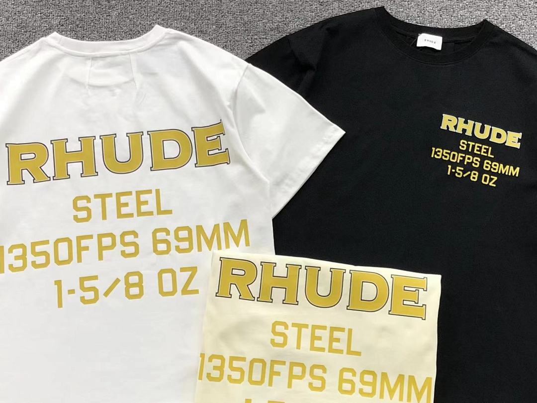 Rhude 95 RHUDE T-SHIRT 1103160621 (Im 170Cm 60Kg I Wear Size S In The Phot) - Image 6