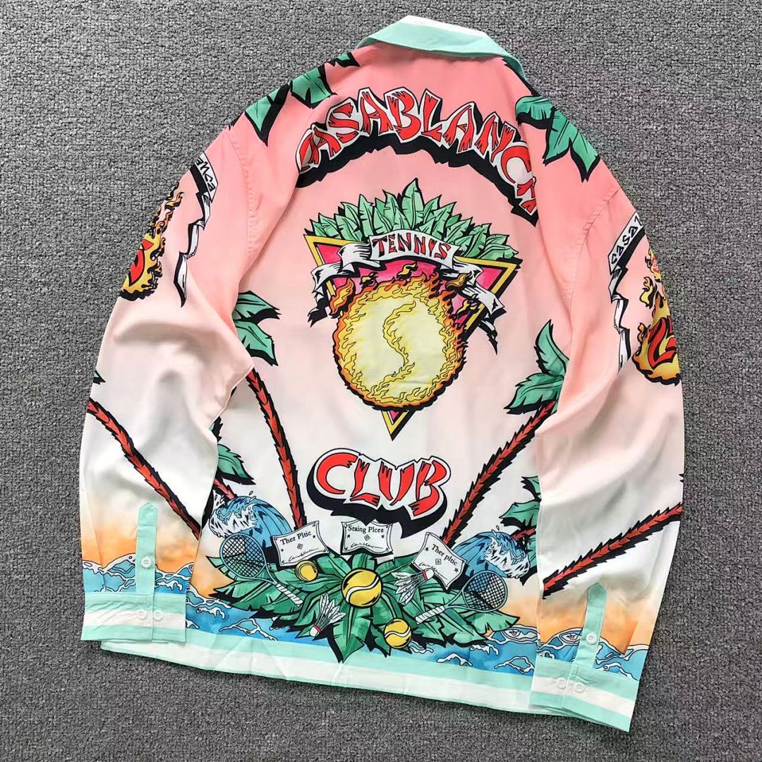 Casablanca 118 CASABLANCA SHIRT 1110075339 (Im 170Cm 60Kg I Wear Size L In The Phot)