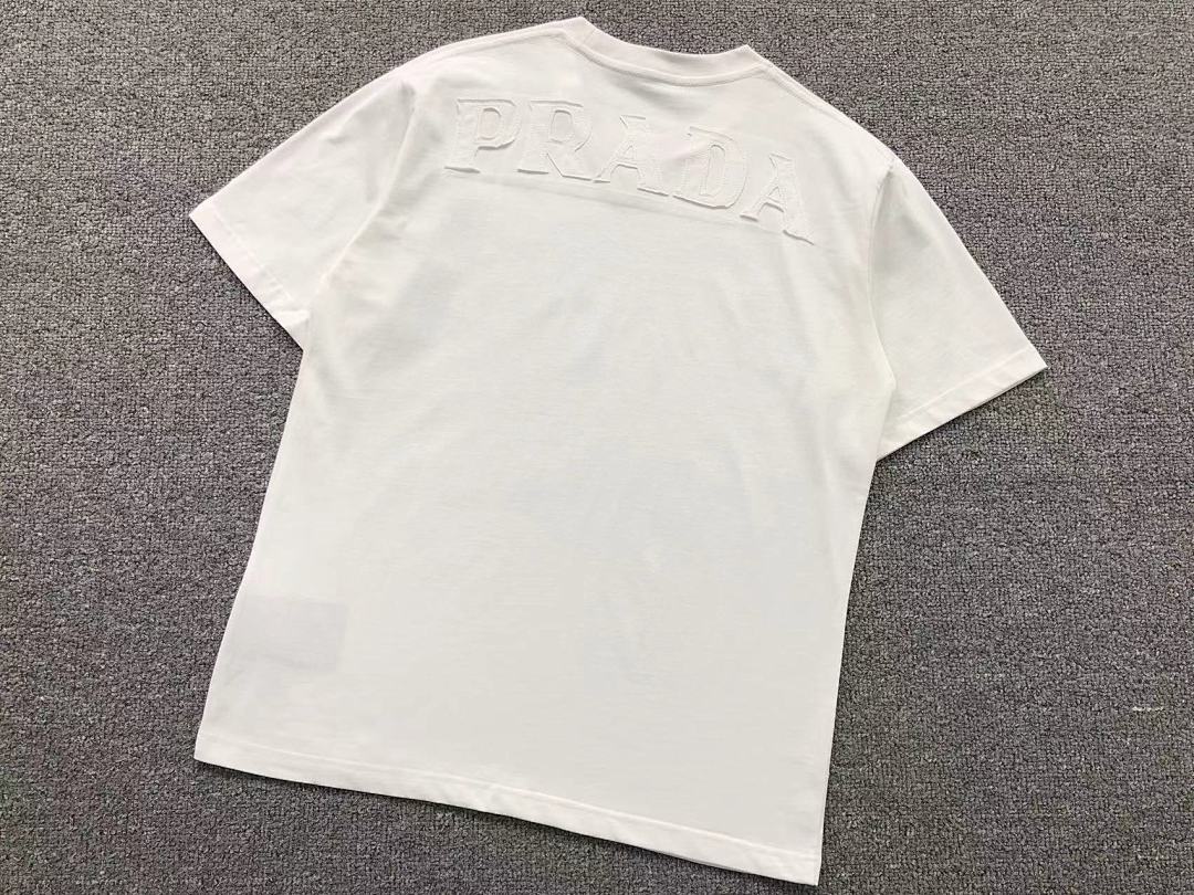 Prada 115 P⭐A⭐A T-SHIRT 3103234320 (Im 170Cm 60Kg I Wear Size S In The Phot) - Image 7