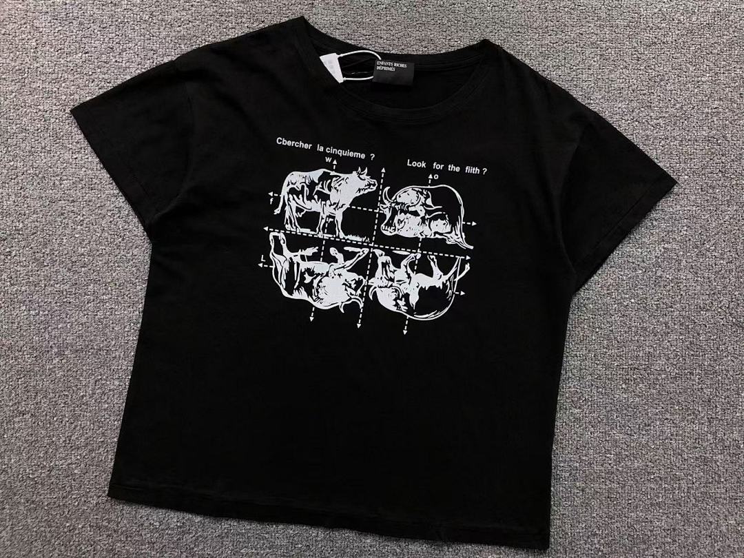 Chanel 108 ENFANTS RICHES DEPRIMES T-SHIRT 4111282317 (Im 170Cm 55Kg I Wear Size S In The Phot) - Image 6