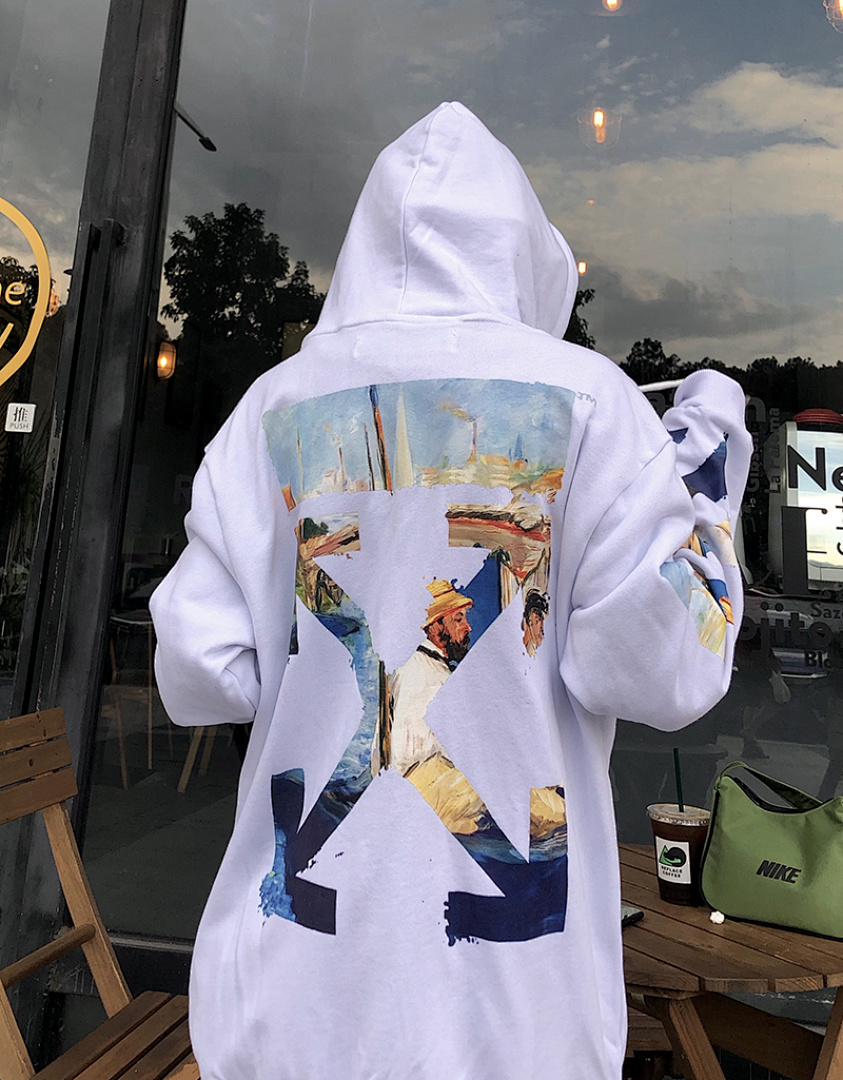 Off-White 135 OFF-WHITE (WHITE HOODIE) - Image 60