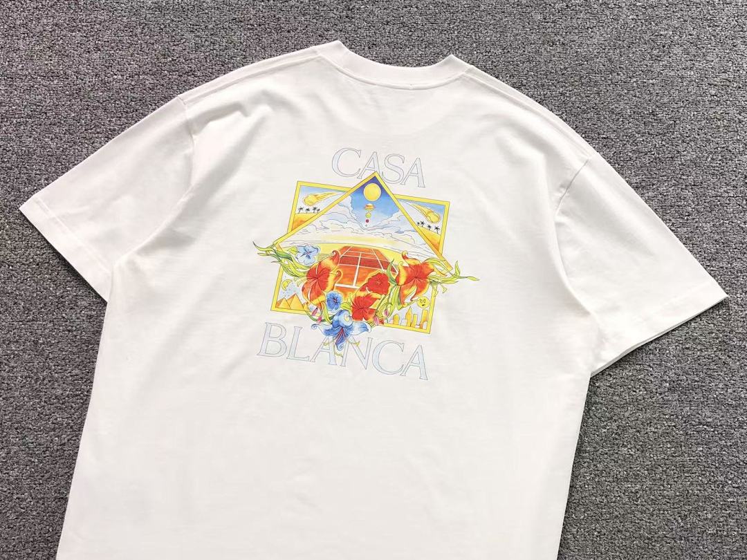 Casablanca 98 CASABLANCA T-SHIRT 5233011127 (Im 170Cm 60Kg I Wear Size L In The Phot) - Image 8