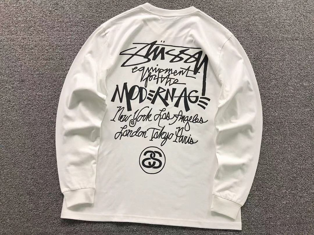 Stussy 95 STUSSY LONG SLEEVED 582004123 (Im 170Cm 60Kg I Wear Size M In The Phot) - Image 13