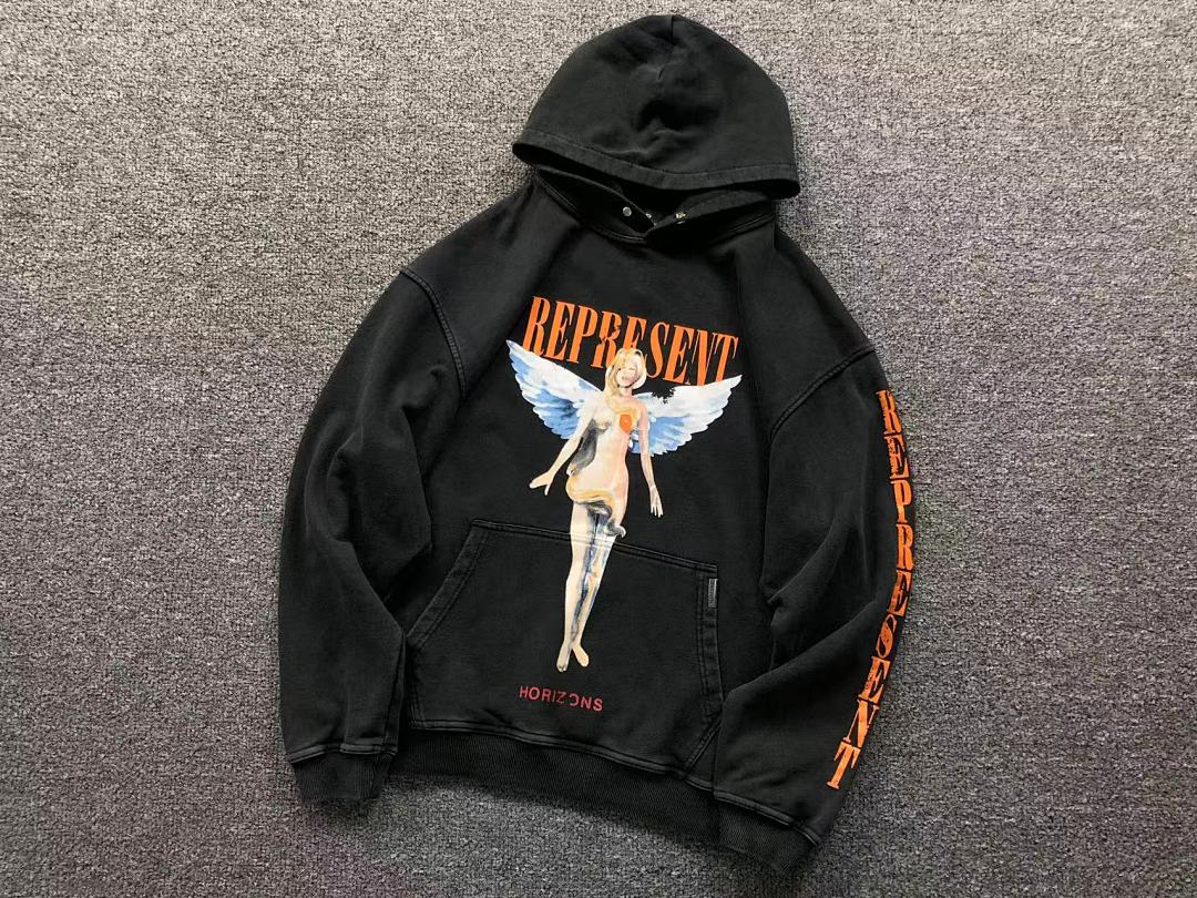Represent 135 REPRESENT HOODIE 510032991 (Im 170Cm 60Kg I Wear Size S In The Phot) - Image 7