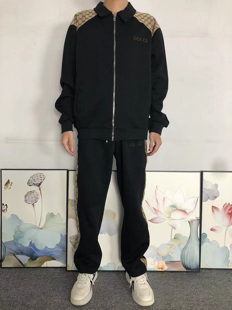 Gucci 398 G⭐C⭐I HOODIE TROUSERS 52090305147 (Im 170Cm 60Kg I Wear Size L In The Phot) - Image 4