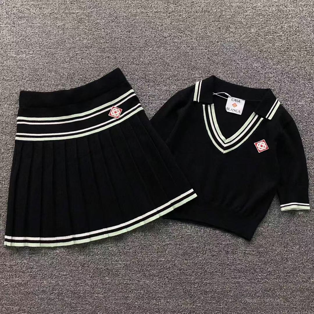 Casablanca 265 CASABLANCA SWEATER FEMAIE STYIE POLO SHORT