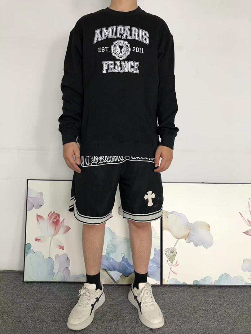 AMI 108 AMI HOODIE 59060188 (Im 170Cm 60Kg I Wear Size M In The Phot) - Image 3