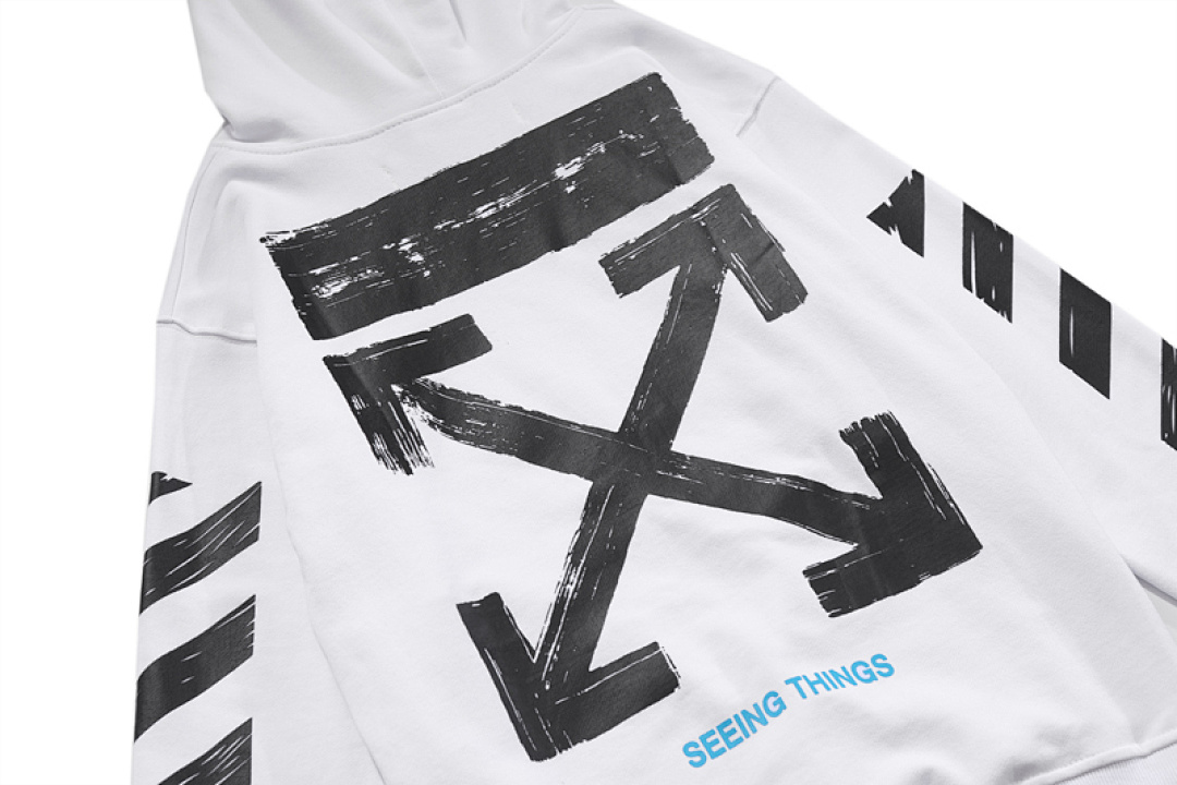 Off-White 98 OFF-WHITE (WHITE HOODIE) - Image 8