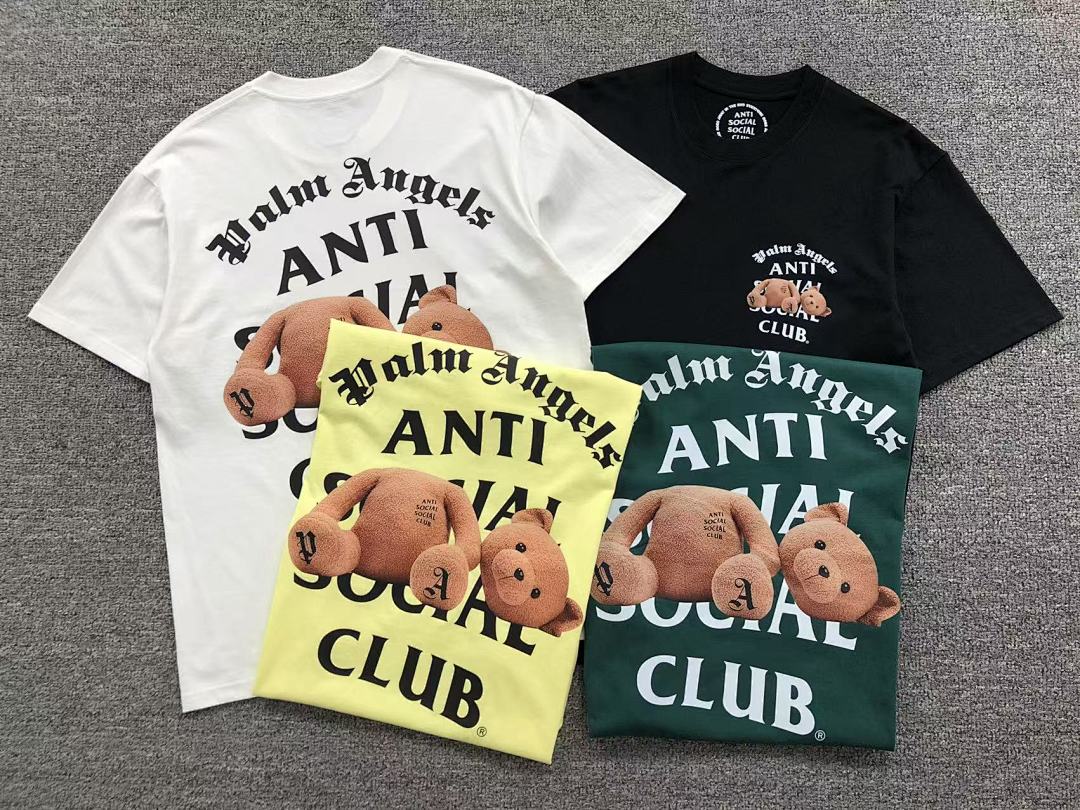 Christian Louboutin 85 ANTI SOCIAL CLUB PALM ANGELS T-SHIRT - Image 3