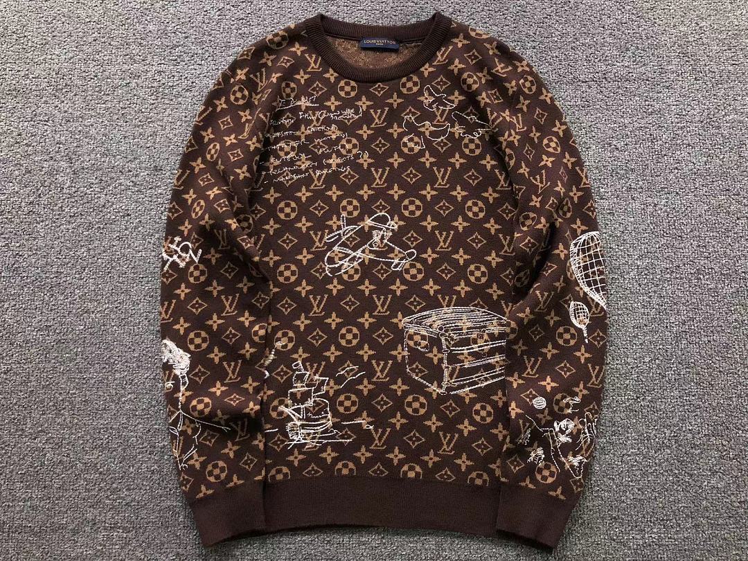 Louis Vuitton 208 L⭐ SWEATER 128292060 (Im 170Cm 60Kg I Wear Size S In The Phot) - Image 5
