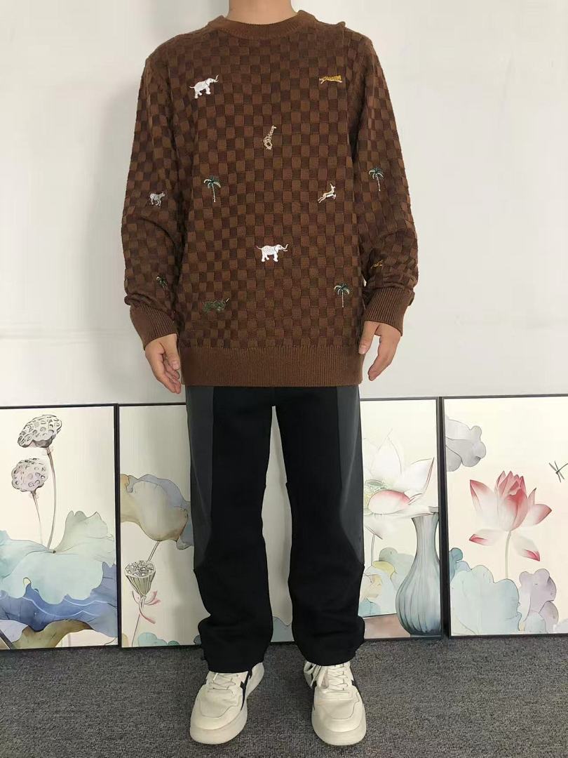 Louis Vuitton 288 L⭐ SWEATER 3201190821 (Im 170Cm 60Kg I Wear Size XL In The Phot) - Image 3