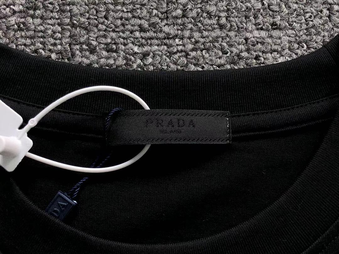 Prada 108 P⭐A⭐A T-SHIRT 213030821 (Im 170Cm 55Kg I Wear Size S In The Phot) - Image 16